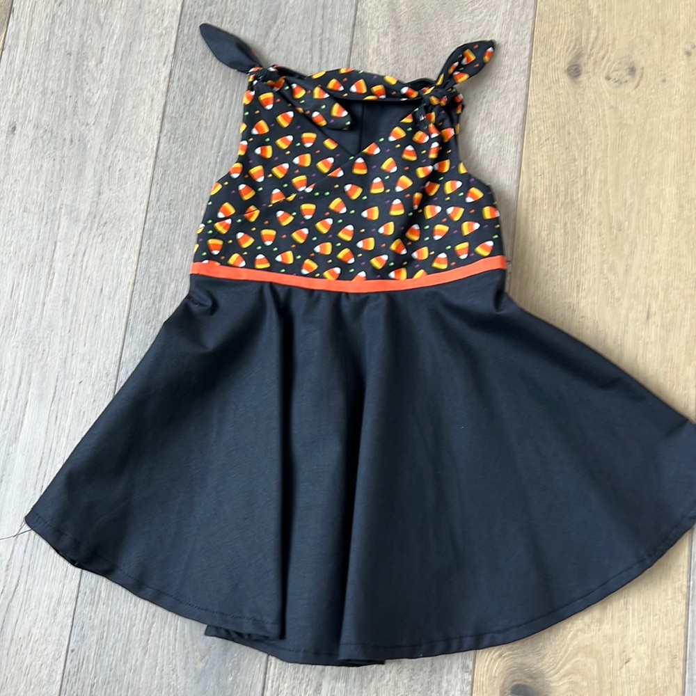 Halloween handmade infant dress 9-12 months